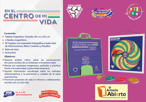 En el centro de mi vida - nuevo juego didáctico sobre prevención del embarazo en la adolescencia